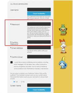 how to create pokemon trainer club ptc account